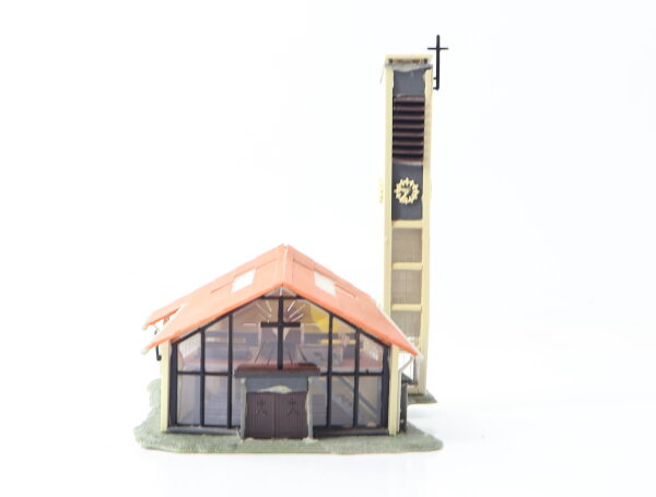 Faller N 1815 Gebäude Kirche modern / Licht