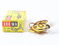 Brawa Nr. 580  Modelleuchte Beleuchtungssockel mit Birne für Modellhäuser