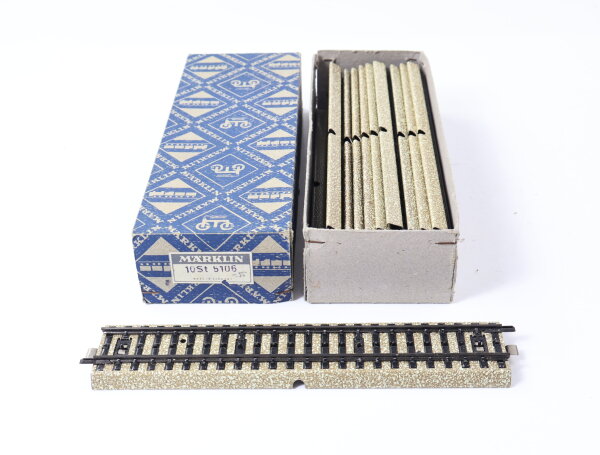 Märklin H0 5106 10x M-Gleis Gerades Gleisstück ca. 18cm