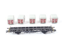 Märklin H0 4767 Güterwagen Behältertragwagen "Haus zu Haus" 440 7 021-5 DB / NEM