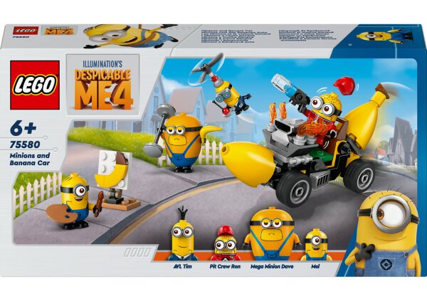 LEGO Despicable Me 75580 Minions und das Bananen Auto