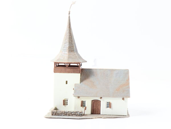 Kibri N 37031 Gebäude Kirche Dorfkirche Sertig
