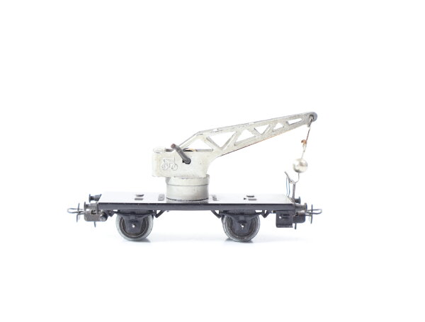 Märklin H0 366  Kranwagen mit kleinem Ausleger 10T und Geländer