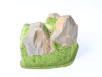 Spur N Landschaftsbau Tunnel mit See 2-gleisig