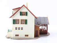 Faller H0 130269 Gebäude Dorfwirtschaft Gasthaus mit Biergarten / Licht