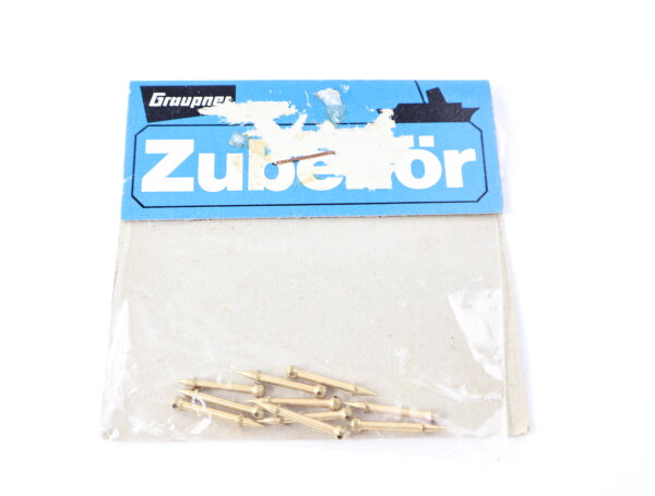 Graupner 482 Zubehör Relingstützen halbhoch 10Stck. / Messing