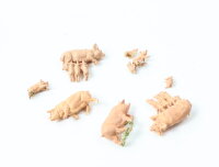 Spur H0 9x Figuren Schweine Eber Ferkel Konvolut 1:87