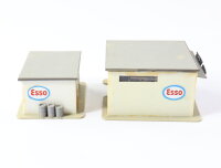 Spur H0 2x Gebäude Autowäsche Waschanlage und...