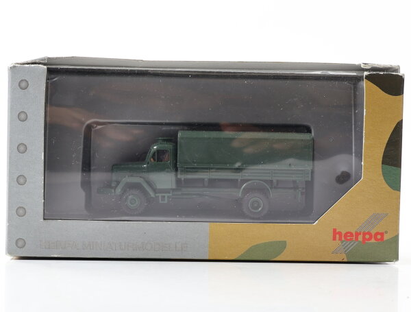 Herpa H0 746632 Modellauto Militär Magirus A 6500 Pritschen-LKW Grün 1:87
