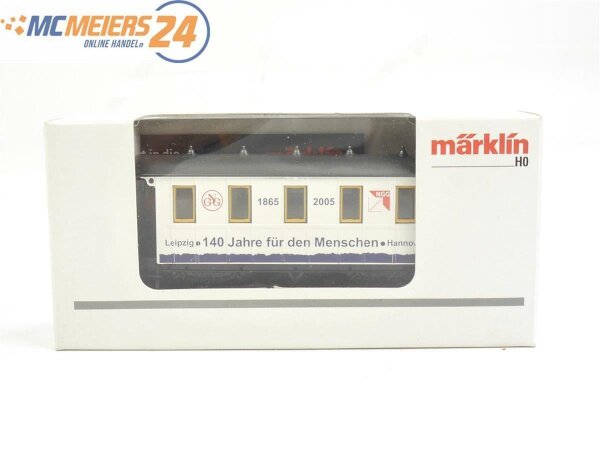 Märklin H0 Personenwagen Sonderwagen "140 Jahre für den Menschen Hannover" E386