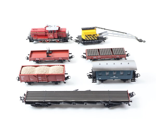 Märklin H0 2853 Zugset Güterzug-Set Gleisbauzug 7-tlg. BR 260 417-1 DB