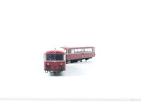 Märklin H0 39980 Schienenbus mit Steuerwagen 798/998 DB / mfx Sound NEM Licht