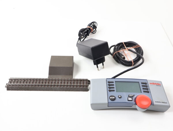 Märklin 60652 Steuergerät MobileStation MS1 + C-Gleis Anschlussgleis + Netzteil