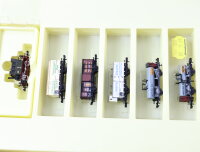 Minitrix N 11012 Zugset Dampflok Glaskasten T2 6081 KPEV + 5 Güterwagen