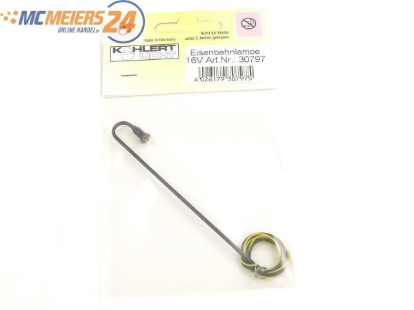 E397 Kahlert 30797 Lampe Leuchte Eisenbahnlampe / 16 V *NEU*