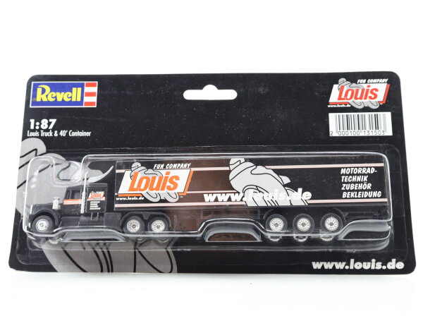 Revell H0 Modellauto LKW Truck "Louis Truck" mit 40ft Container 1:87