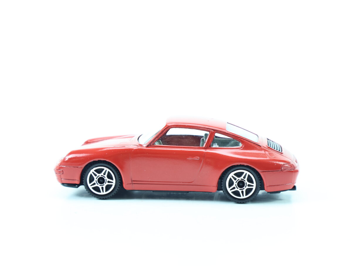 Bburago Modellauto PKW Porsche 911 Carrera Coupé rot 1:43
