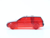 Stiftehalter VW Passat "Volkswagen Recycling" 1:43 / rot-transparent