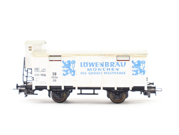 Liliput H0 215 00 Güterwagen Bierwagen "Löwenbräu" mit Brhs. 113214 DB