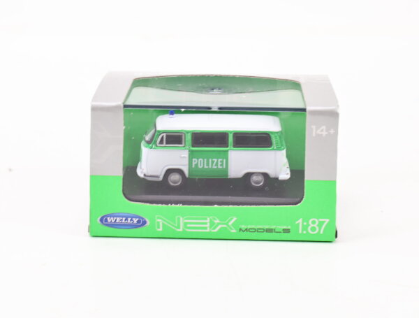 Welly 22472 Modellauto Volkswagen Bus T2 1972 "Polizei" 1:87