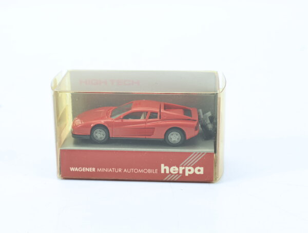 Herpa H0 2500 Automodell Ferrari Testarossa rot 1:87