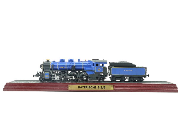 Atlas H0 Standmodell Dampflok Schlepptenderlok Bayrische S3/6 K.Bay.Sts.B.