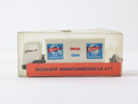 Roskopf H0 477 Modellauto LKW MB Tiefkühlwagen Schöller Eis, weiß  1:87
