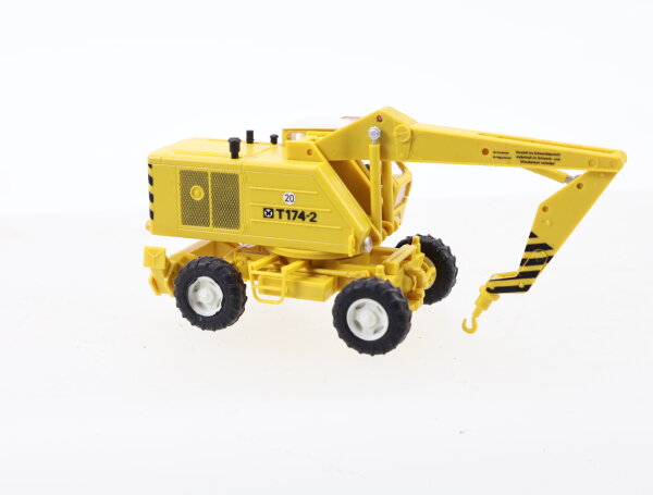 Busch H0 42870 Modellauto Weimarlader Mobilbagger T174/2 gelb 1:87