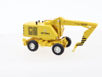 Busch H0 42870 Modellauto Weimarlader Mobilbagger T174/2 gelb 1:87