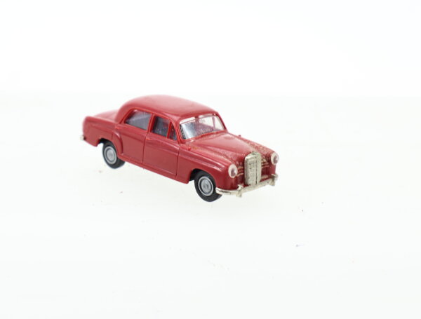 Brekina H0 2300 Modellauto PKW Mercedes-Benz 180 Ponton weinrot 1:87