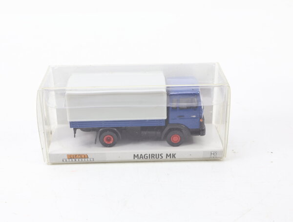Brekina H0 34701 Modellauto LKW Magirus MK blau 1:87