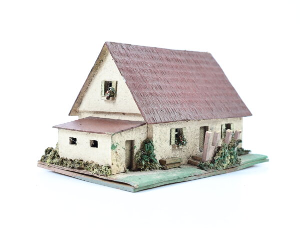 RS Rudolf Spitaler H0 Nr. 46 Gebäude Fertigmodell Wohnhaus Landhaus mit Anbau