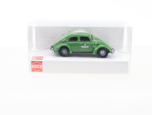 Busch H0 42752 Modellauto PKW VW Käfer "Eisen Richter" grün 1:87