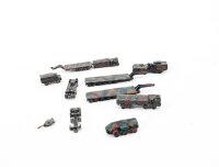 Spur Z Modellfahrzeuge Militaria LKW mit Anhänger Konvolut / Metall