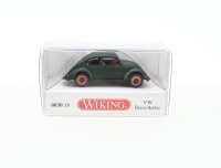 Wiking H0 0830 18 Modellauto PKW VW Brezelkäfer mattgrün 1:87