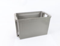 Stapelbox Kiste Postbehälter/Briefbehälter Typ 2 für Groß- und Maxibriefe grau