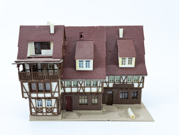 Vollmer H0 29311 Gebäude Hauszeile Rathaus Polizeiwache Fachwerkhaus