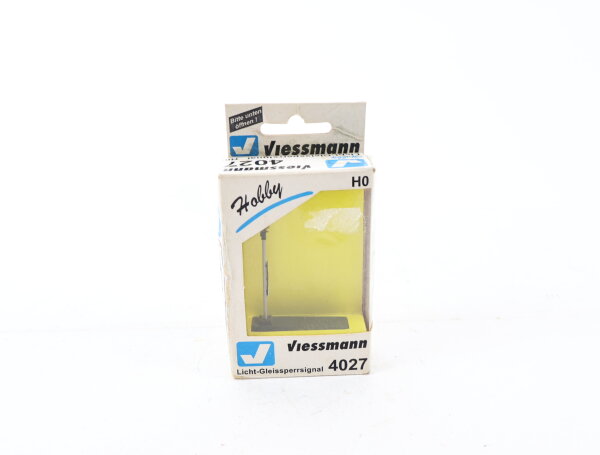 Viessmann H0 4027 Signal Lichtsignal Gleissperrsignal hoch / LED