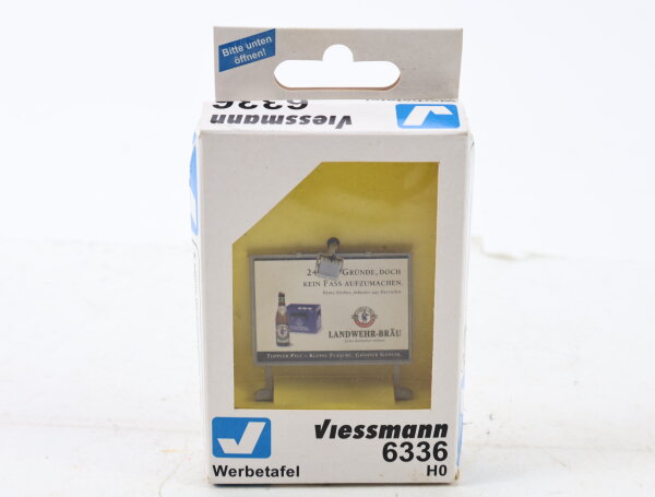 Viessmann H0 6336 Ausschmückung Werbetafel mit LED-Beleuchtung