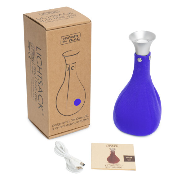 Lichtsack Spot Kabellose Tischleuchte in lila, dimmbar, wiederaufladbar Original