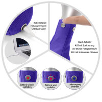 Lichtsack Spot Kabellose Tischleuchte in lila, dimmbar, wiederaufladbar Original