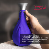 Lichtsack Spot Kabellose Tischleuchte in lila, dimmbar, wiederaufladbar Original