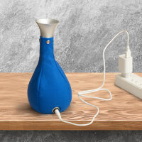 Lichtsack Spot Kabellose Tischleuchte in blau, dimmbar, wiederaufladbar Original