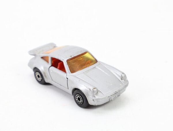 Matchbox #3 Modellauto PKW Porsche Turbo 1978 Lesney Silber