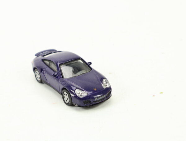 JoyCity Modellauto PKW Porsche 911 Turbo Lila 1:72
