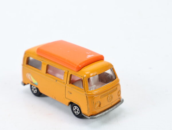 Matchbox Nr.23 Modellauto PKW VW Camper Bus T2 Orange Superfast 1970