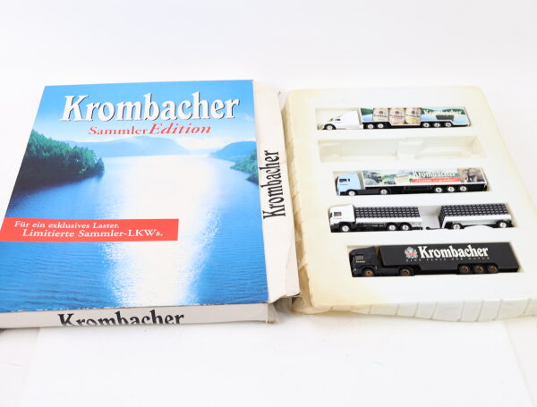 Grell H0 Modellauto-Set 4-tlg. LKW "Krombacher" 1:87