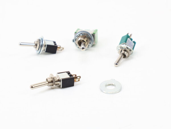 Steuerungszubehör 4x Mini-Einbauschalter Kippschalter MS-240.243, 550C, 24L244