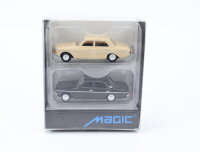Herpa Magic H0 451550 Modellautoset 2x PKW Ford Taunus P5 schwarz/beige 1:87