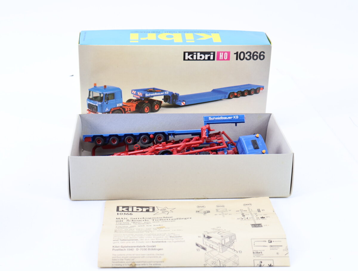 KIBRI 10366 MAN 1:87 H0 - Kit De Montage - Camion Transporter - Rare - Allemagne